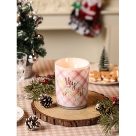 Sugar Cookie Christmas Scented Candles Gift 2 Wicks 15oz Soy Wax Candle Gifts for Men Women (Merry)