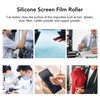 Dust Removal Roller Silicone Soft Aluminum Alloy Handle Iron Bearing