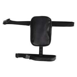 Leather Belt Bag, Thigh Bag with Leg Strap, Waterproof Thigh Strap Leg Bag, PU Leather, Large Capacity, Leg Strap Bag, Sturdy Women's Top, black