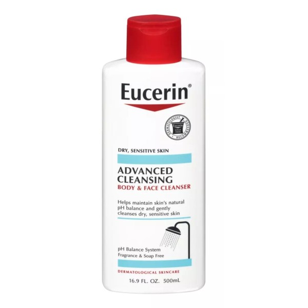 Eucerin Advanced Cleansing Limpiador De Rostro Y Cuerpo500ml