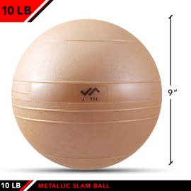 JFIT Slam Ball, Champagne, 10 LB