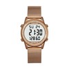 TIMEURE Women's Step Counter Pedometer Watch Crystal Stone, No App,