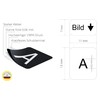 Lacerto® 11 x 13 mm German Sticker Set for PC