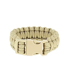 Mil-Tec Paracord Bracelet Unisex - Adult Bracelet-16370205 Bracelet, Coyote, S