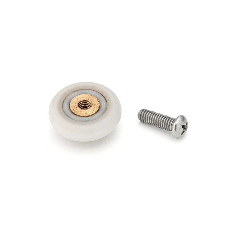 Set of 4pcs 19mm Stainless Steel Shower Door Wheels Rollers
