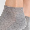 Hudson Women's Trainer Socks Air Plush Plush Sole, Silver 0502