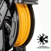 AIRZILLA Premium Steel Retractable Air Hose Reel With Dual Arm,
