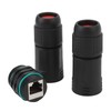 IP68 Waterproof RJ45 Coupler 1000Mbps Female to Female Ethernet Adapter