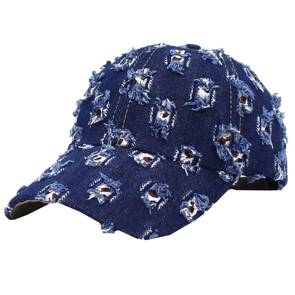 WHITE FANG CA320 Denim Cap, Hat, Stylish, Leopard Pattern, Casual,