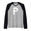 Creative Bold White Letter P - Design - Alphabet -