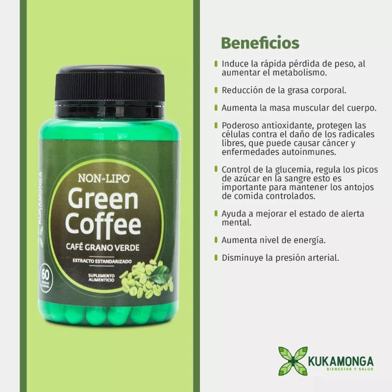 Caf Verde 100 Puro 60 Cpsulas De 500 Mg Green