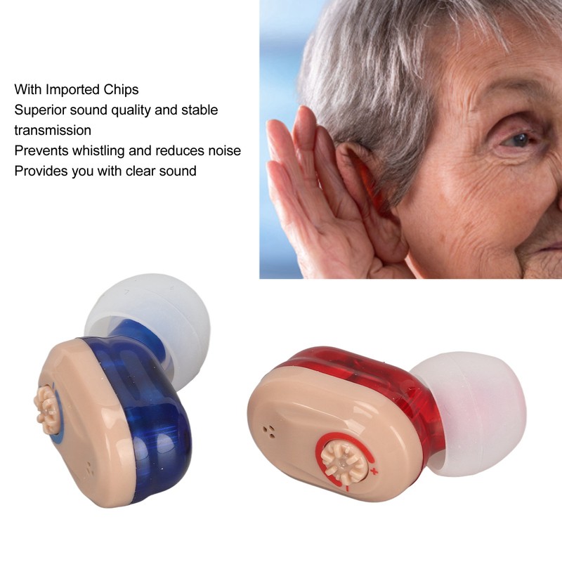 Earbuds Hearing Aids Rechargeable Noise Cancelling Lightweight Digital Hearing Amplifier