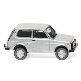 Wiking 020803 H0 Lada Niva Off-Road Vehicle Closed Silver Metallic Gauge HO 1:87 Not a Toy