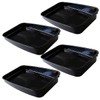 Shoe Tray Car Black Shoe Rest Tray (4 Pack) Car