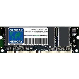 256MB 100-PIN DDR SODIMM MEMORY RAM FOR PRINTERS (P/N 13N1524, A0743432, Q2627A, Q7719A)