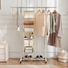 MAX Houser 6 Tier Shelf Hanging Closet Organizer, Cloth Hanging