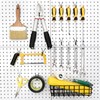 HUHOLE 40 Pack 1 Inch Black Pegboard J Hooks