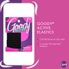 Goody Women's Black Athletique Sweat Stretch Elastics, 8 CT