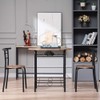 FCH 3 Piece Small Dining Table Set for 2, Oval