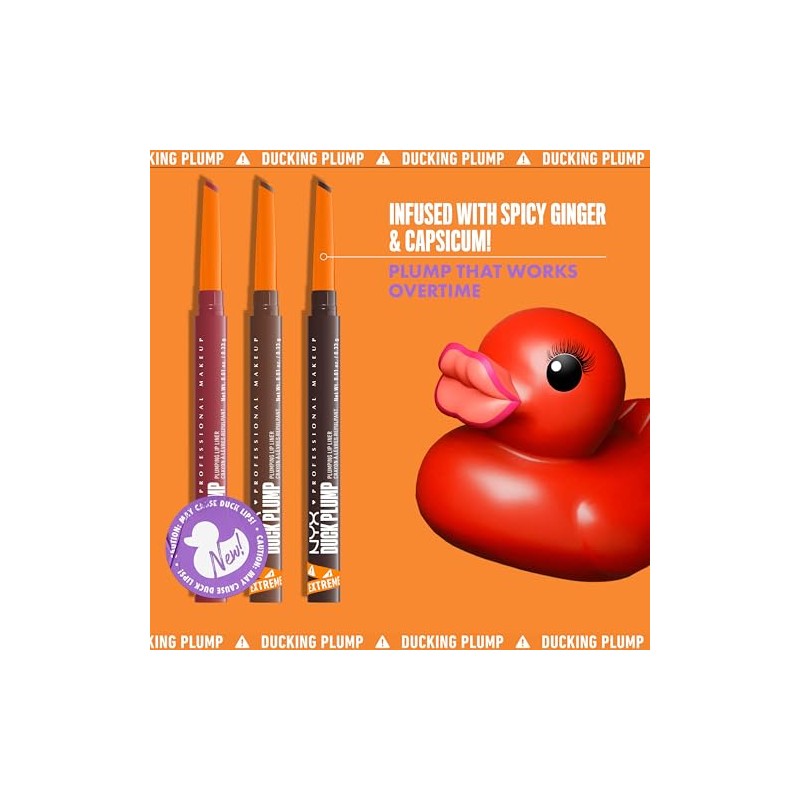 NYX Professional Makeup Duck Plump Liner, Delineador de Labios Voluminizador,