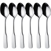 GRÄWE Espresso Spoons Set of 6 Stainless Steel 18/10 Spade