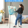 Art Painting Display Easel, 66" Large Easel Stand for Display,