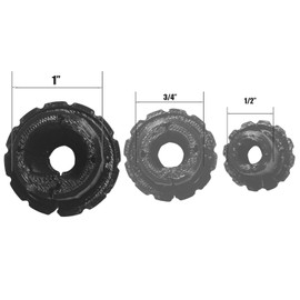 1/2 inch,3/4 inch,1 inch Wall Grommet for Starlink Cables,Starlink Cable Routing Kit,Star Link Accessories,(Black,1 inch,1 Pack)