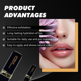 Lip Lightening for Dark Lips, Hydrating & Brightening Lip Repair Balm, Whitening Moisturizer Nourishing Lip Exfoliator Scrub for Softening & Moisturizing，Pigmentation Corrector