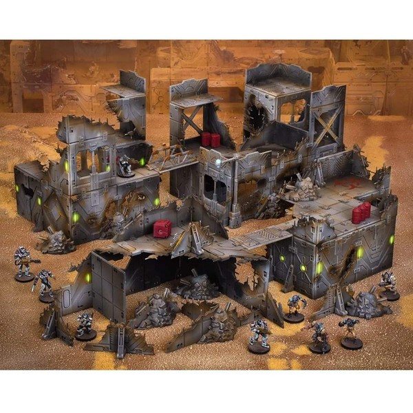 Mantic Games MGTC203 TerrainCrate Ruined City Modular Scenery, Brown,14 years