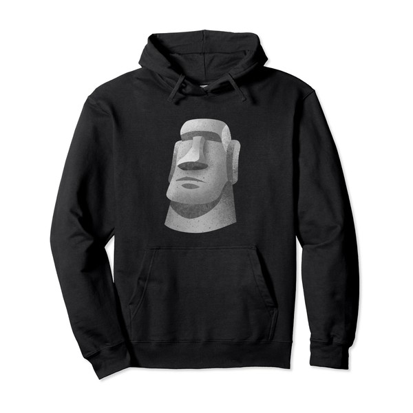 Moai Easter Island Stone Face Stoic Pullover Hoodie