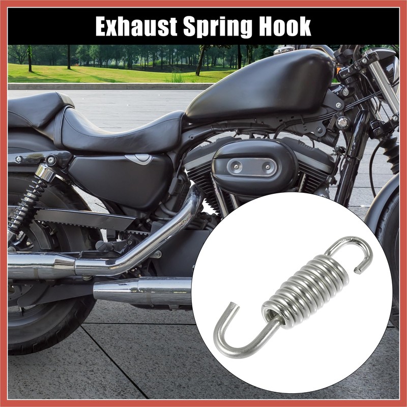ACROPIX Motorcycles Universal Exhaust Pipe Spring 40mm 1.57" Stainless Steel