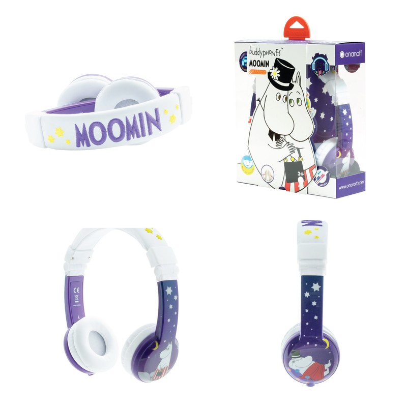 【国内正規品】子供用ヘッドホンOnanoff(オナノフ) BuddyPhones 子供の耳にやさしい音量制限構造 (パパママ,パープル) 976205