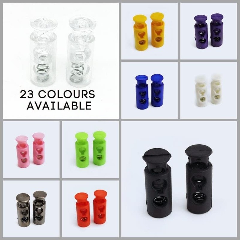 Plush Addict Double Hole Cord Lock/Two Hole Toggles - Two