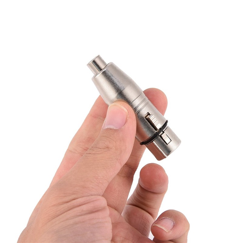 Mavis Laven XLR to RCA Adapter, 3-Pin XLR Female to