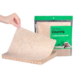 Taoluwin 10Pcs Dish Cloths, Kitchen Wash Cloths, Thickened Cellulose Sponge Dish Rags, High Absorbent & Reusable Cleaning Towels for Kitchen, Dishes, Countertops