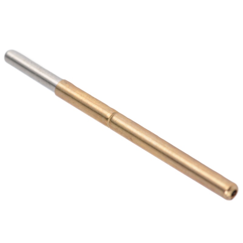 100PCS Spring Test Contact Probes Brass Stainless Steel Round Head