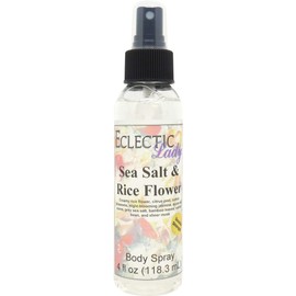 Sea Salt and Rice Flower Body Spray (Double Strength), 4 ounces