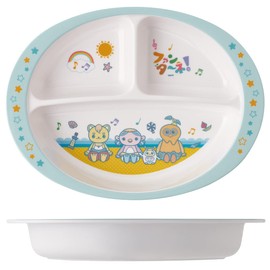 Skater M370 Children's Plate, Melamine, Lunch Plate, Fantane! 25.4 fl oz (750 ml)