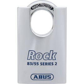ABUS 83CS/55-300 Schlage Rekeyable Chrome Plated Brass Padlock, Zero Bitted