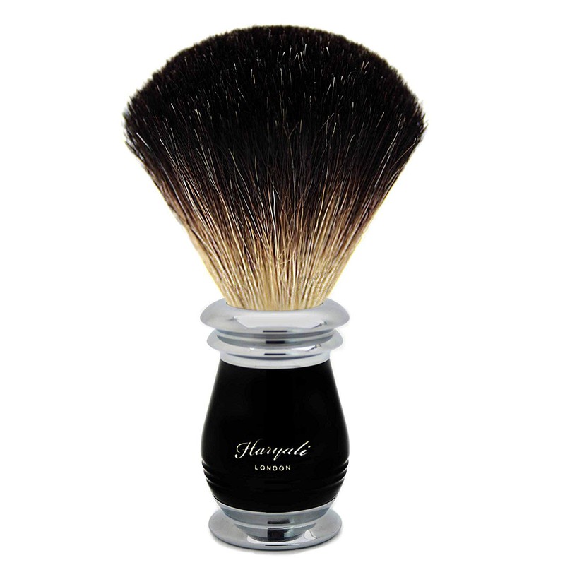 Shaving Set with 5 Edge Razor Real Badger Brush Dual