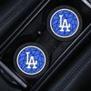 GL2UXYX 2 Pack Dodgers Car Cup Holder Coasters, Non-Slip Cup