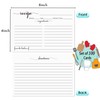 MOKTREGD Recipe Cards 4x6 White, From the Kitchen Of 100