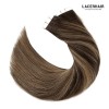 Lacer Extensiones Cabello Natural 50gr 14in Marrón Oscuro A Marrón
