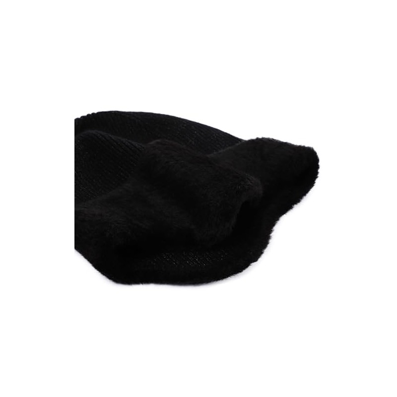 Oversize XL XXL Beanie with Earflap for Men Women Big