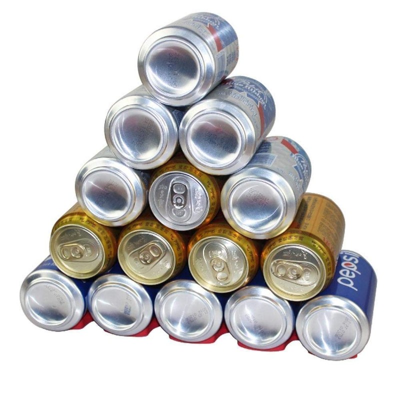 Happy Fox | Bottle and Can Stacker for Fridge,Hold Maximum