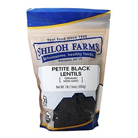 Shiloh Farms, Organic Petite Black Lentils, 16 Ounces