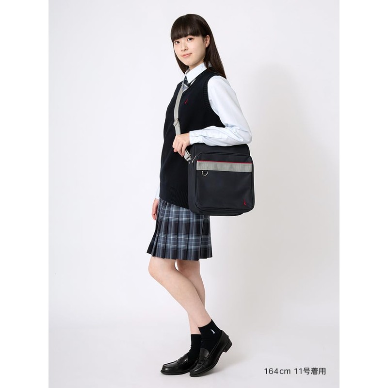 East Boy 209079 Shoulder Bag, Navy × red (580) 3,