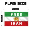 Old Iran Flag– 3x5 Ft Old Iranian Lion and Sun