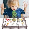 36PCS Farm Animal Toys for Kids Learning Educational Playset Simulation