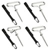 goduog 24260 Ice Fishing Shelter Tie Down Anchors Kit -